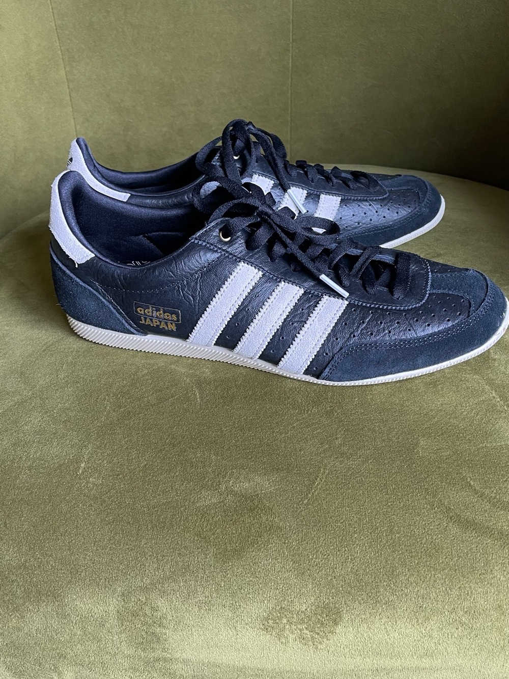 adidas Black and White Japan Sneakers